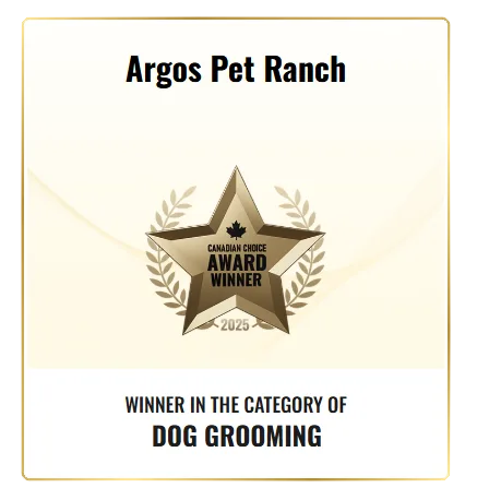Canadian Choice Awards winner 2025, Dog Grooming — Argos Pet Ranch