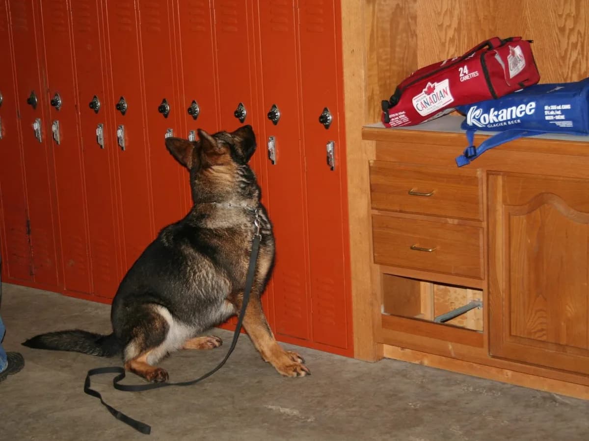 Gia searching for explosives
